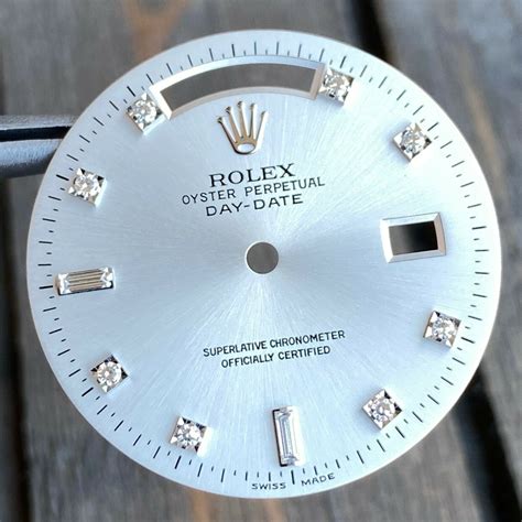 genuine rolex day date dials|Rolex Day-Date dial replacement.